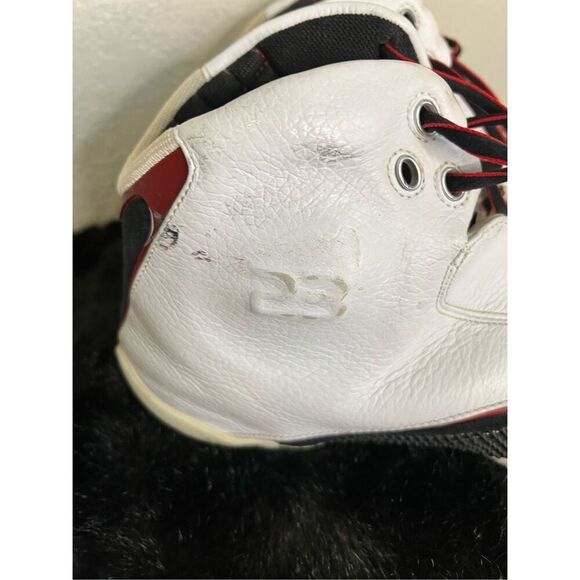 Size 12 - Nike Air Jordan 21 OG White Varsity Red Leather Suede (313038-161 main image 9
